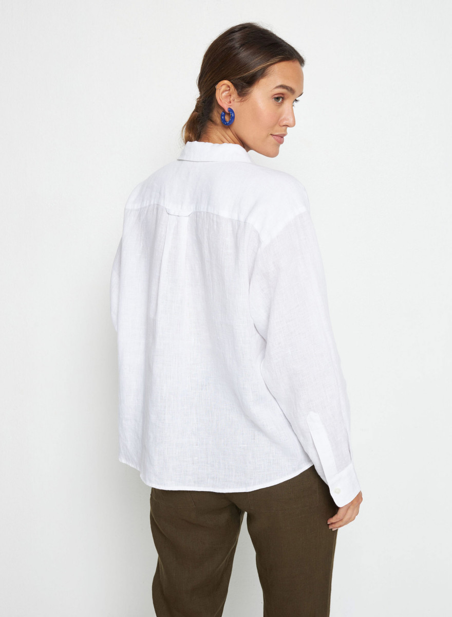 Long sleeve linen shirt - Tonya