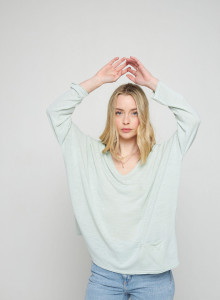 Loose-fit slub linen T-shirt - Balou