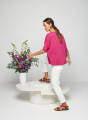 Lightweight slub linen jumper-TASLIM