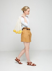 Long sleeve striped linen T-shirt - Tanguy