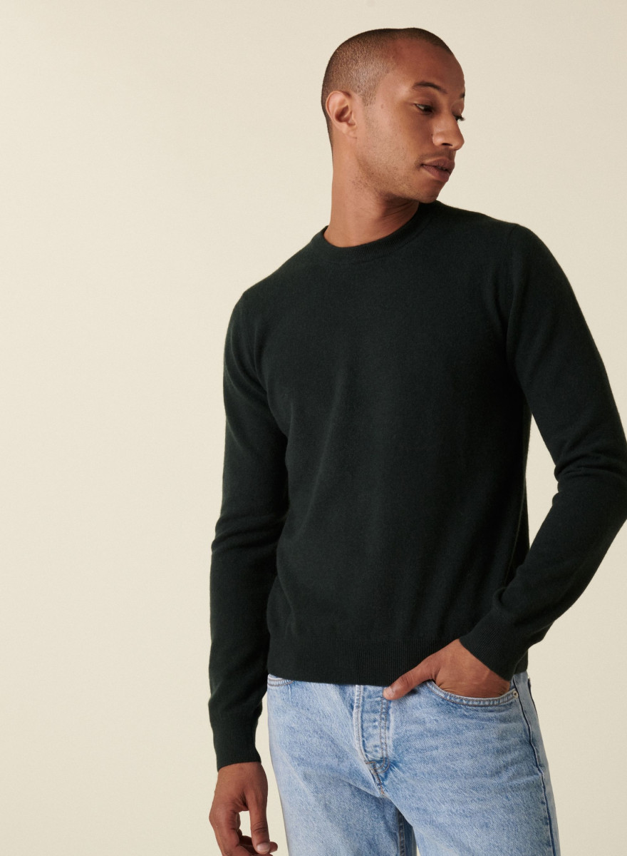 Round-neck cashmere sweater - Evain