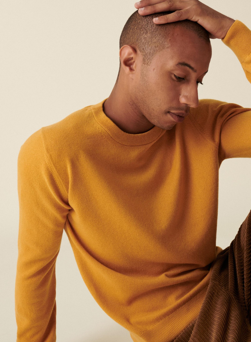 Suéter de cashmere com gola redonda - Evain