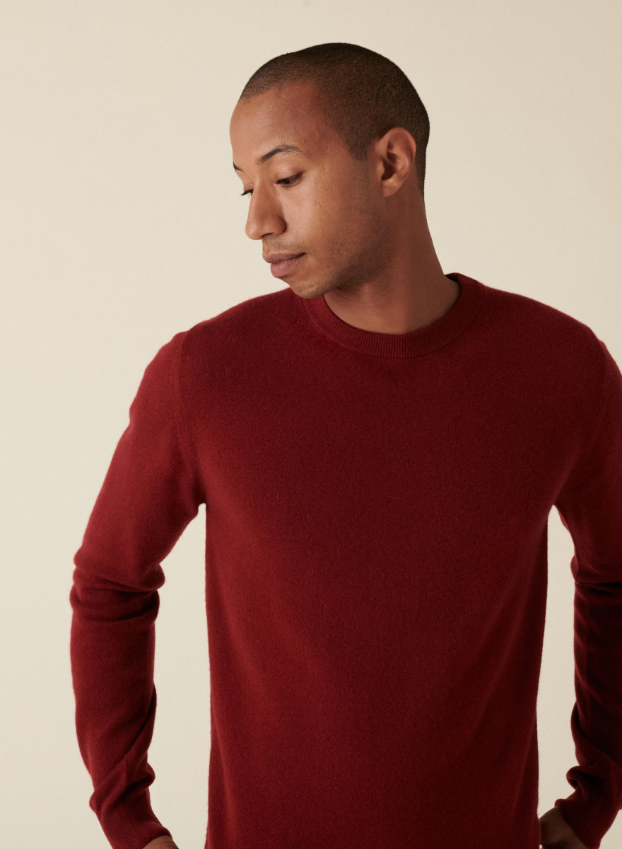 Round-neck cashmere sweater - Evain