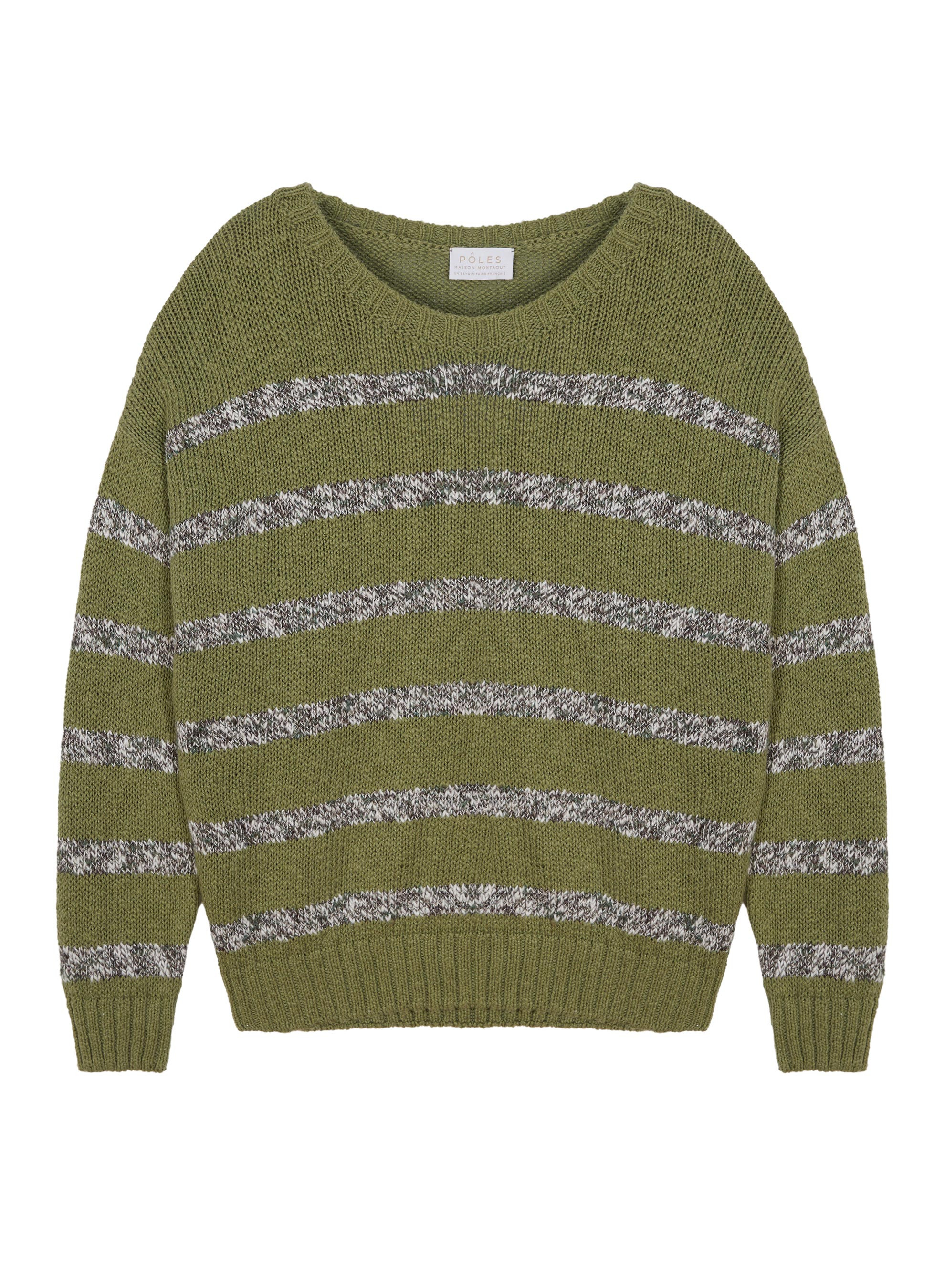 Striped cotton and linen sweater - Thildie
