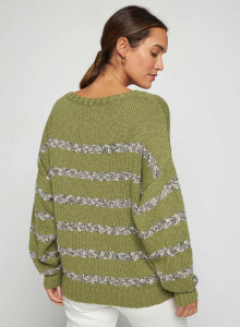 Striped cotton and linen sweater - Thildie