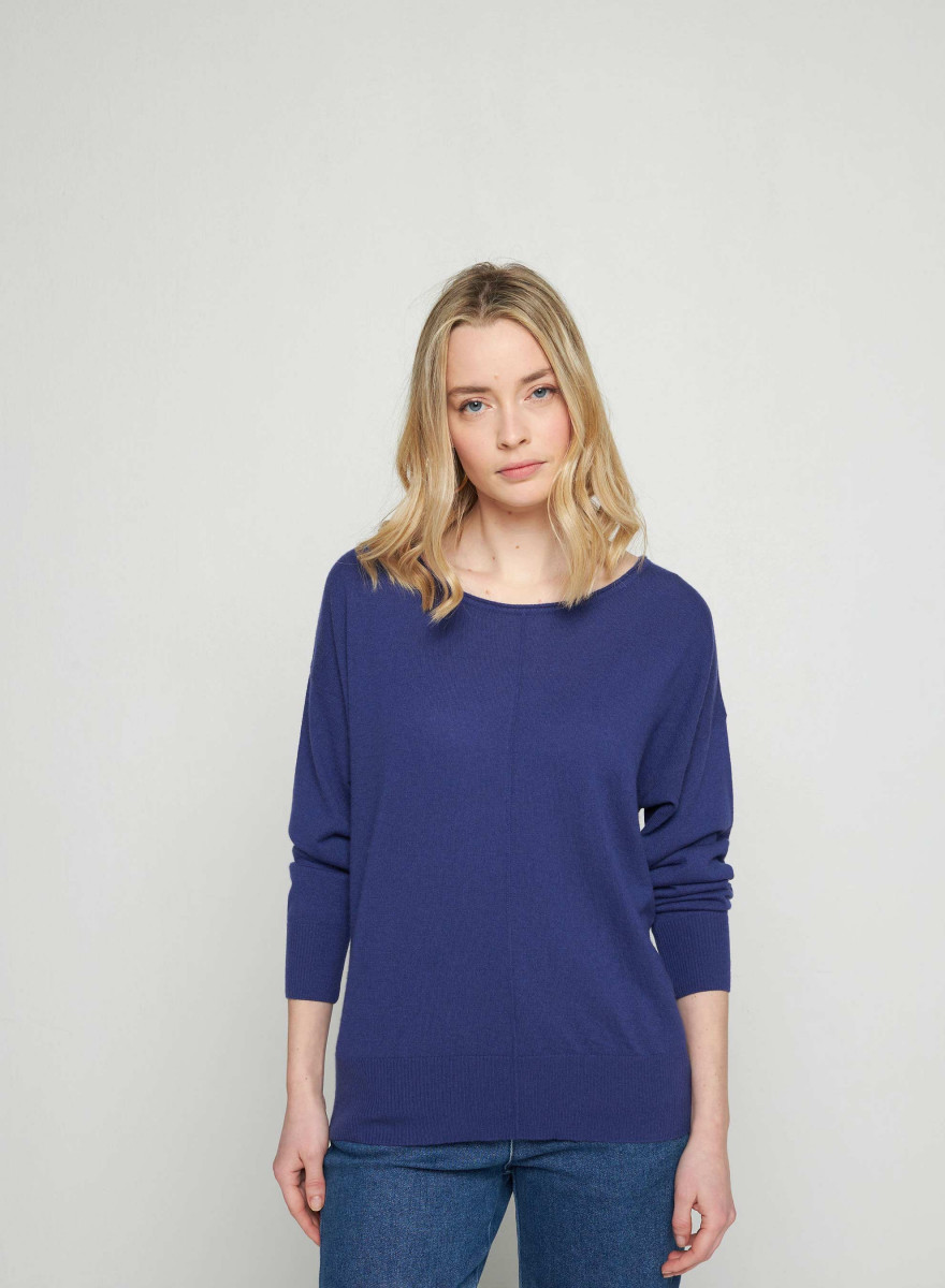 Pull col rond en cachemire light - Soraya