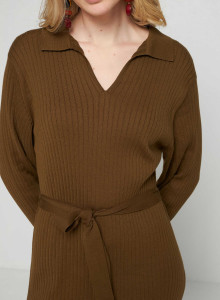 Long dress in organic cotton - Sibylle