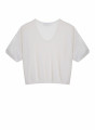 Light cashmere elbow sleeve T-shirt - Solange