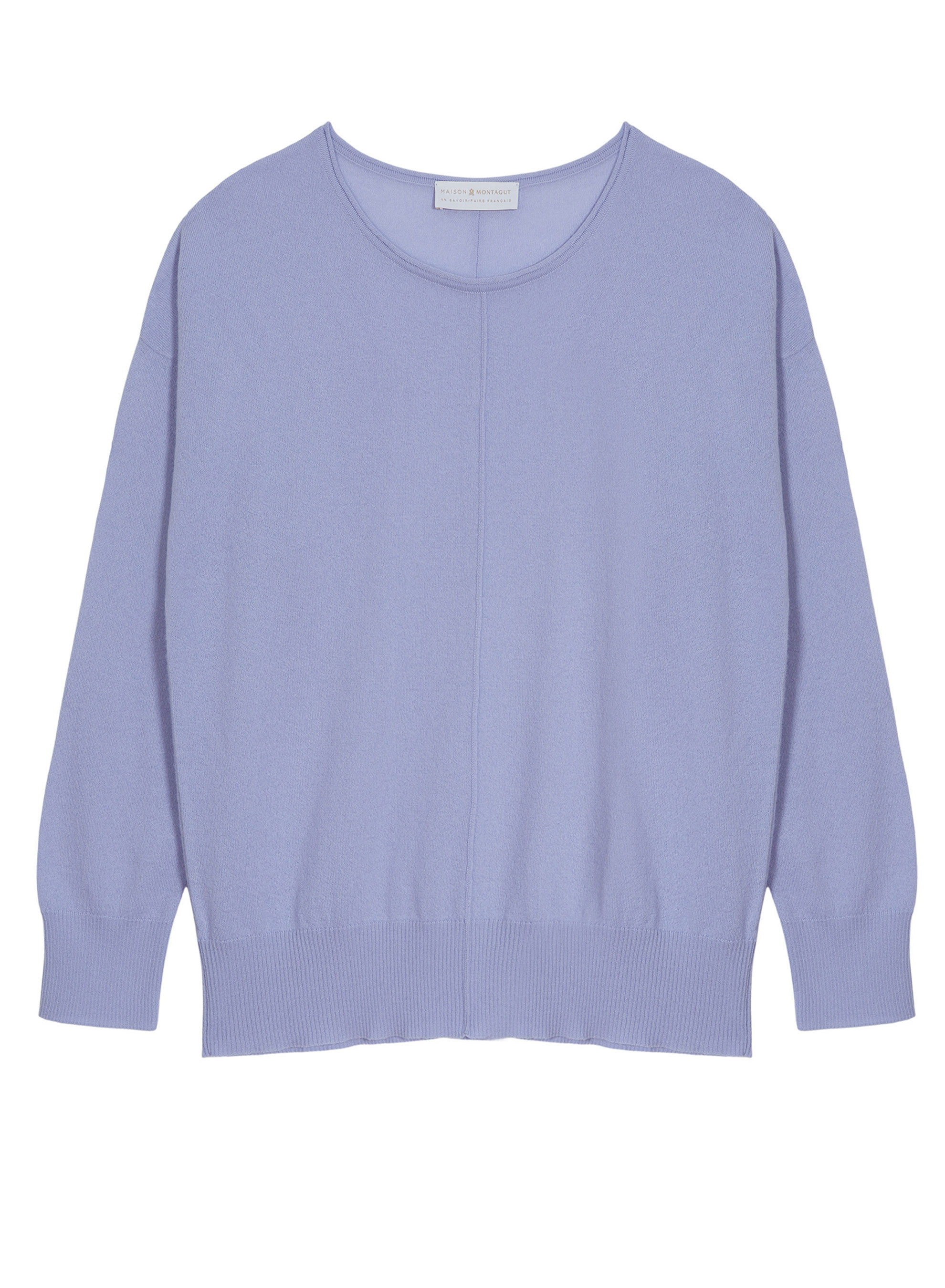 Pull col rond en cachemire light - Soraya 7642 horizon - 04 Bleu clair