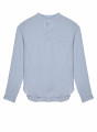 Linen shirt with tunisian collar - Romeo