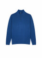 Trucker neck sweater with logo in merino wool - Ryan