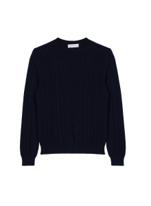 Cable knit sweater 100% organic cotton - Ridwane