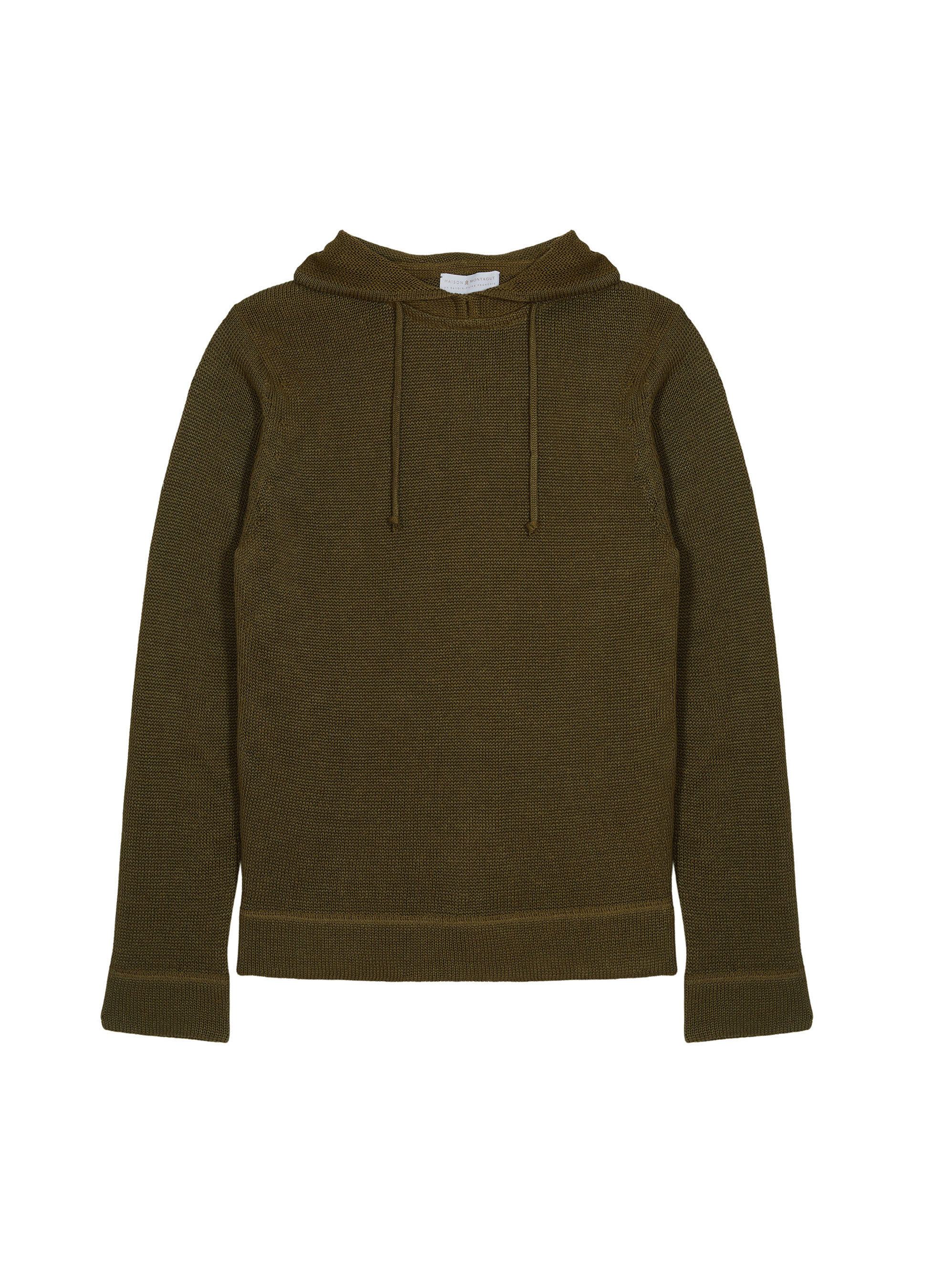 Hoodie ras du cou en lin - Russell 7650 kaki - 83 Kaki