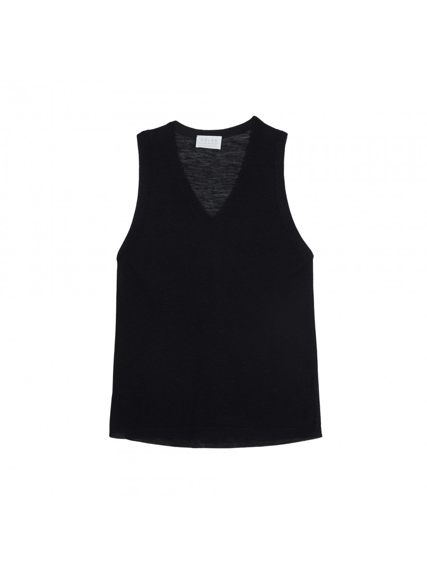 Slub linen tank top - Tahiti