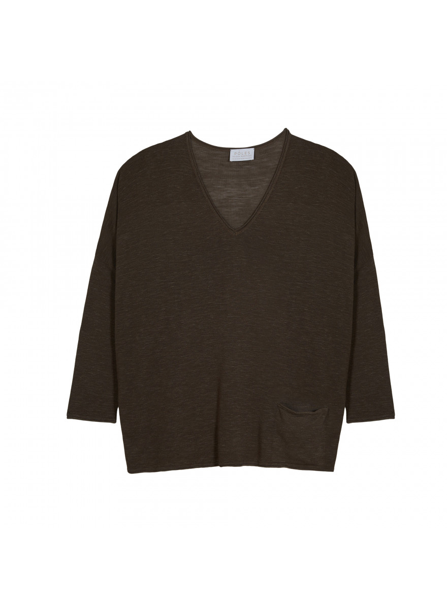 Loose-fit slub linen T-shirt - Balou