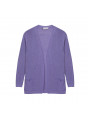 Gilet long avec poches en lin flammé - Tabata 7690 lavande - 16 Violet clair