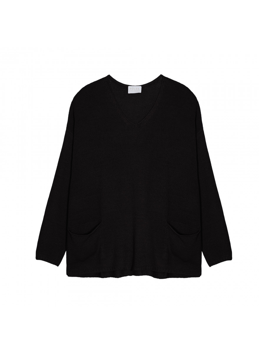 Pull oversize col V en corallo - Telma