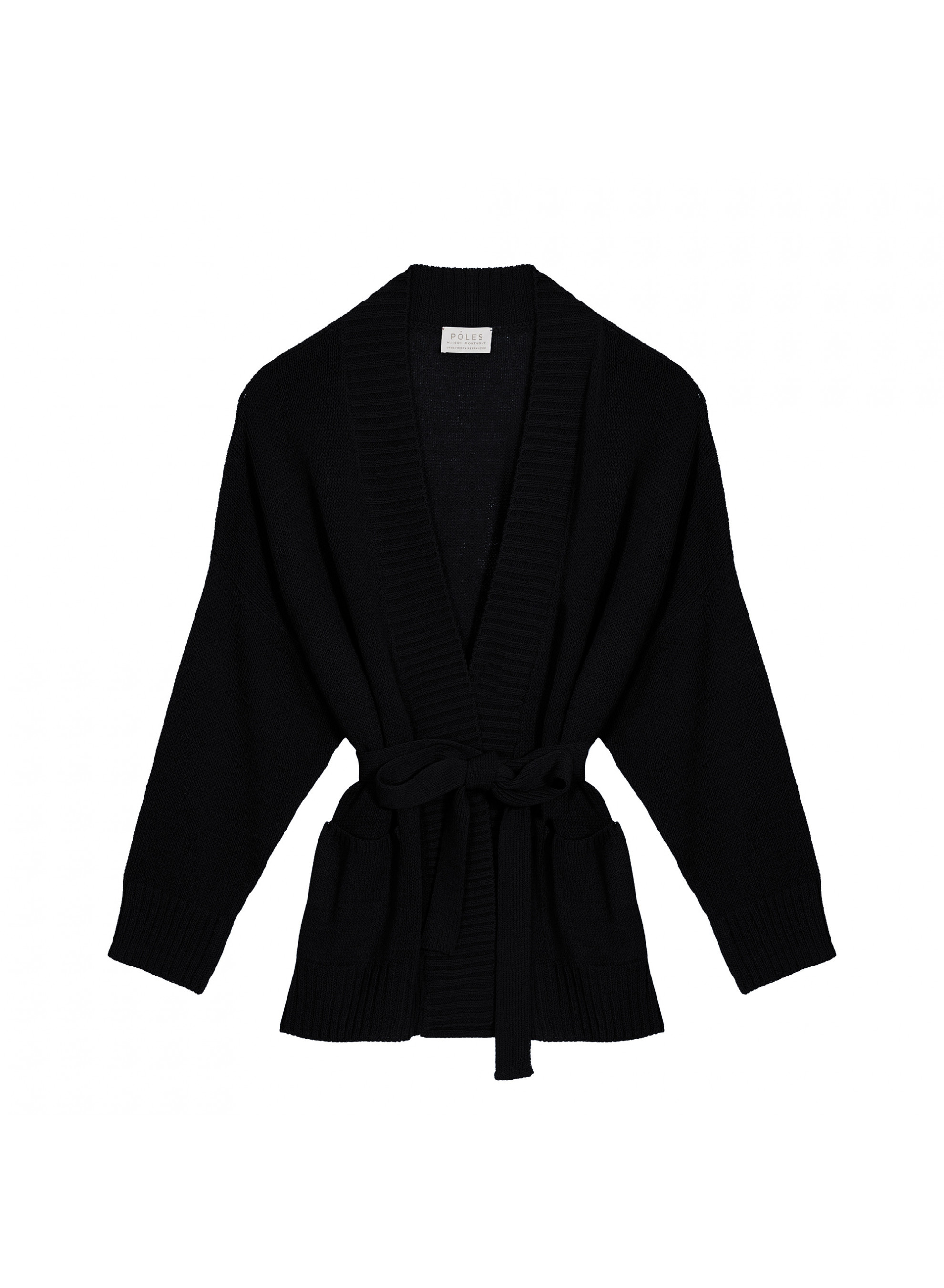 Gilet à poches en Corallo - Tendresse 7610 noir - 01 Noir