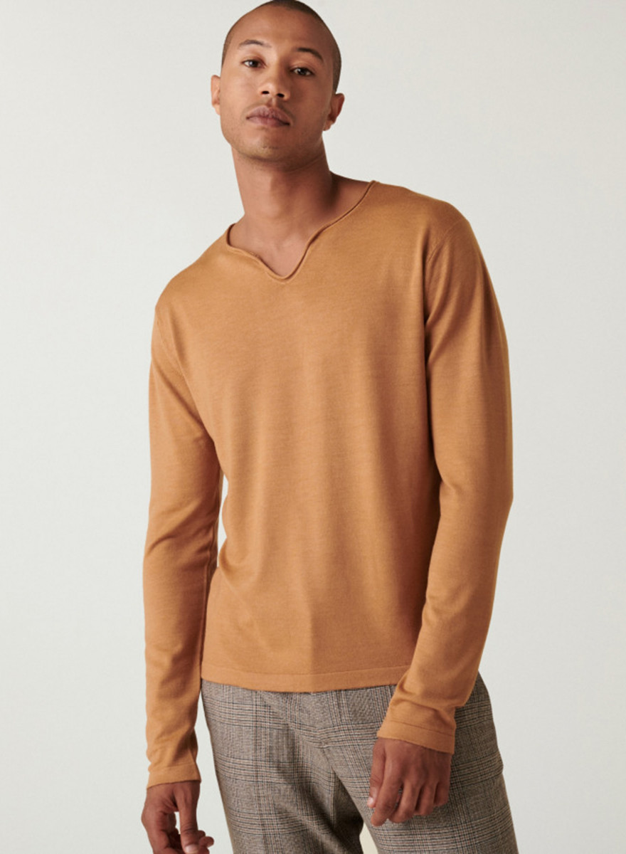 Suéter de lã merino com logo tunisiano - Etan