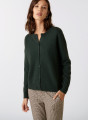 Cardigan en cachemire col rond boutonné - Adelys 7451 bronze - 83 Kaki