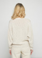 Cotton and linen V-neck cardigan - Thais