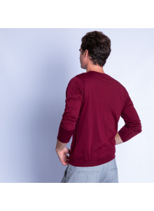 Gilet en laine mérinos Falco 6343 imperial - 52 Rouge