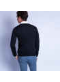 Gilet en laine mérinos Falco 6346 univers - 10 Gris foncé