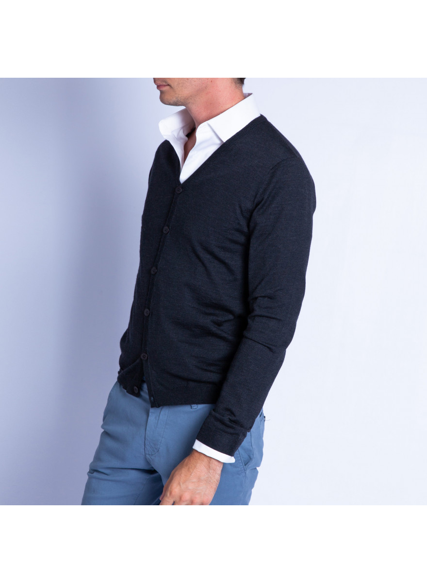 Gilet en laine mérinos - Falco