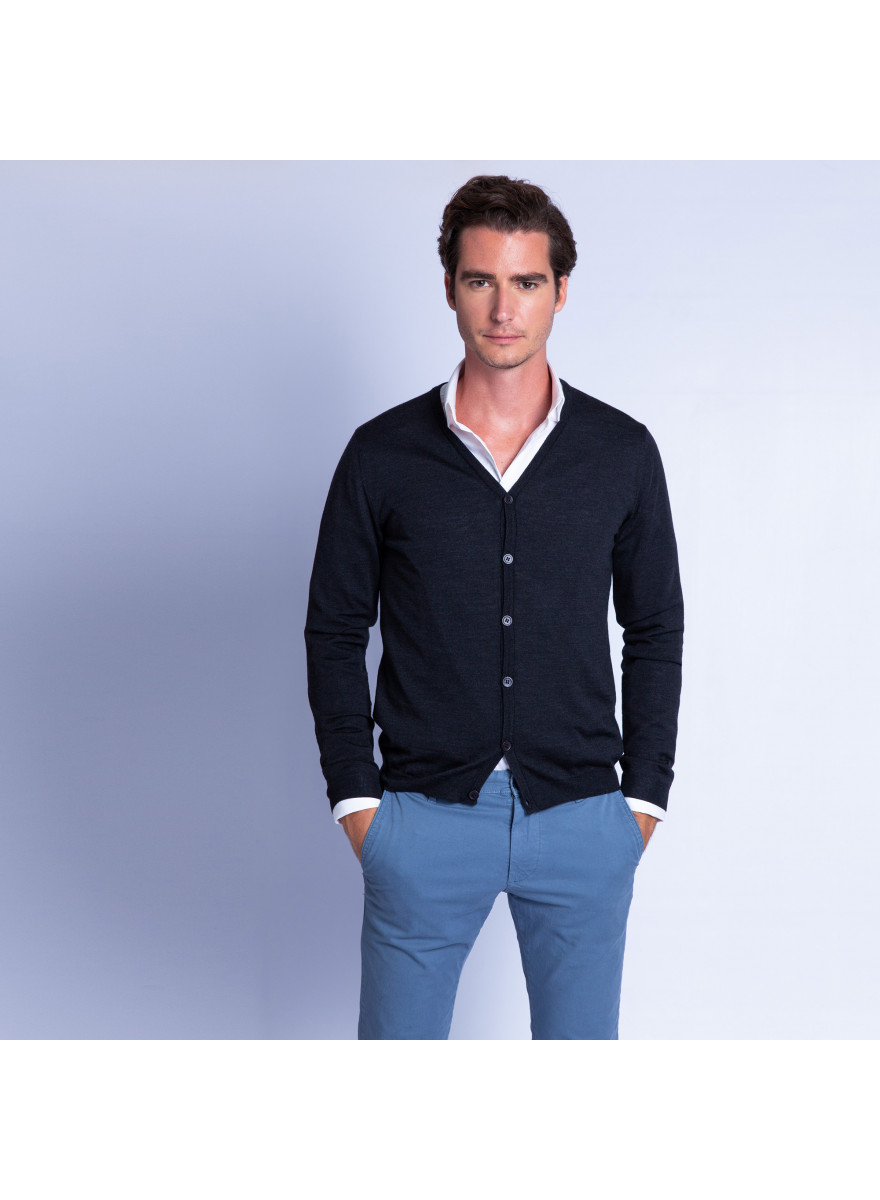 Gilet en laine mérinos - Falco