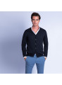 Gilet en laine mérinos Falco 6346 univers - 10 Gris foncé