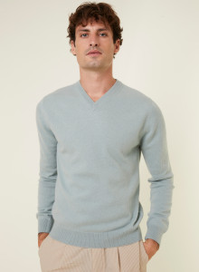 Cashmere V-neck sweater - Evann