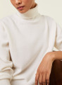 Pull col roulé en cachemire - Anabelle 7801 ecru - 82 Ecru