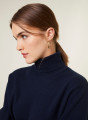 Pull col roulé en cachemire - Anabelle 7840 marine - 05 Bleu marine