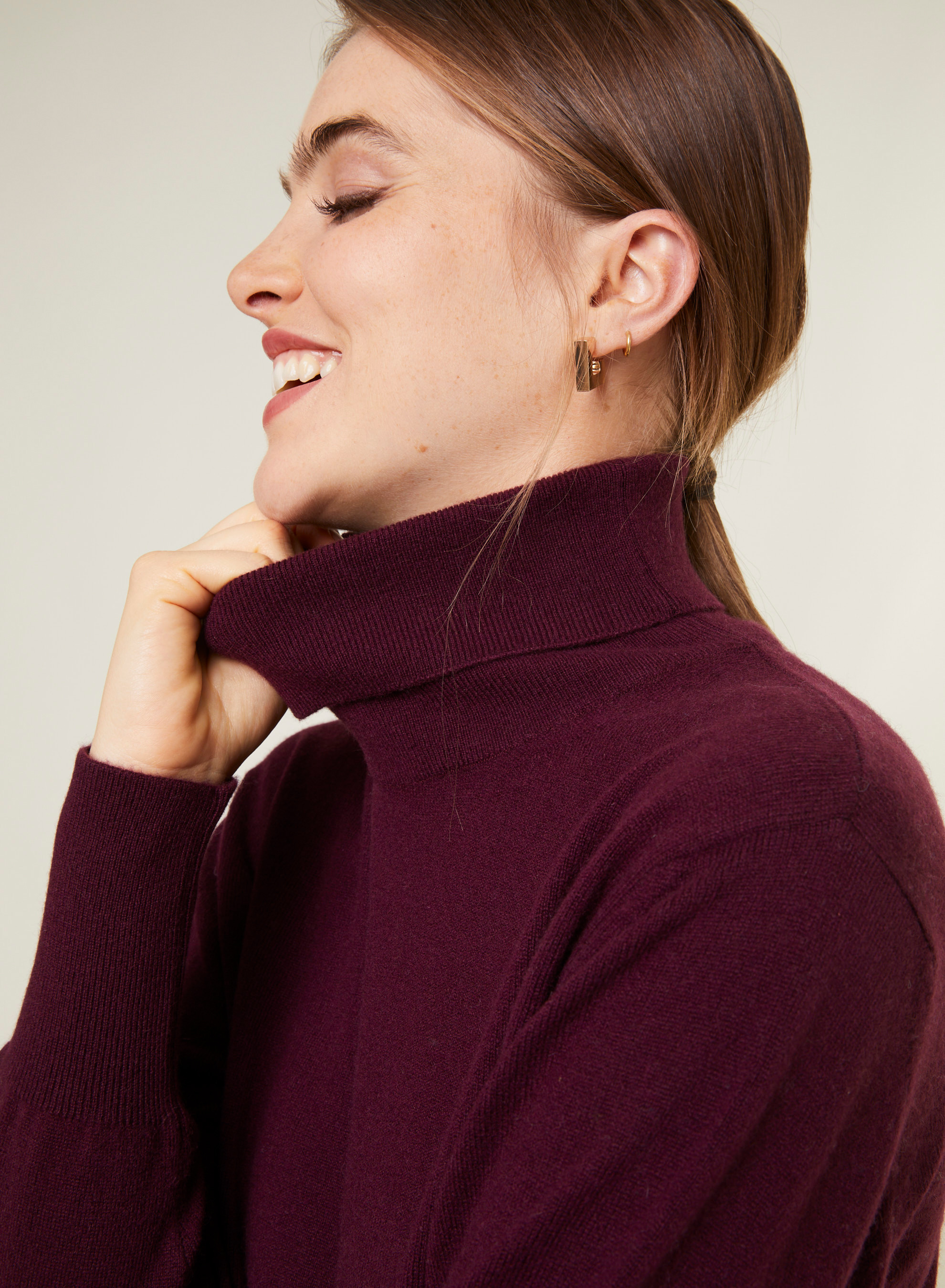 Cashmere turtleneck sweater - Anabelle