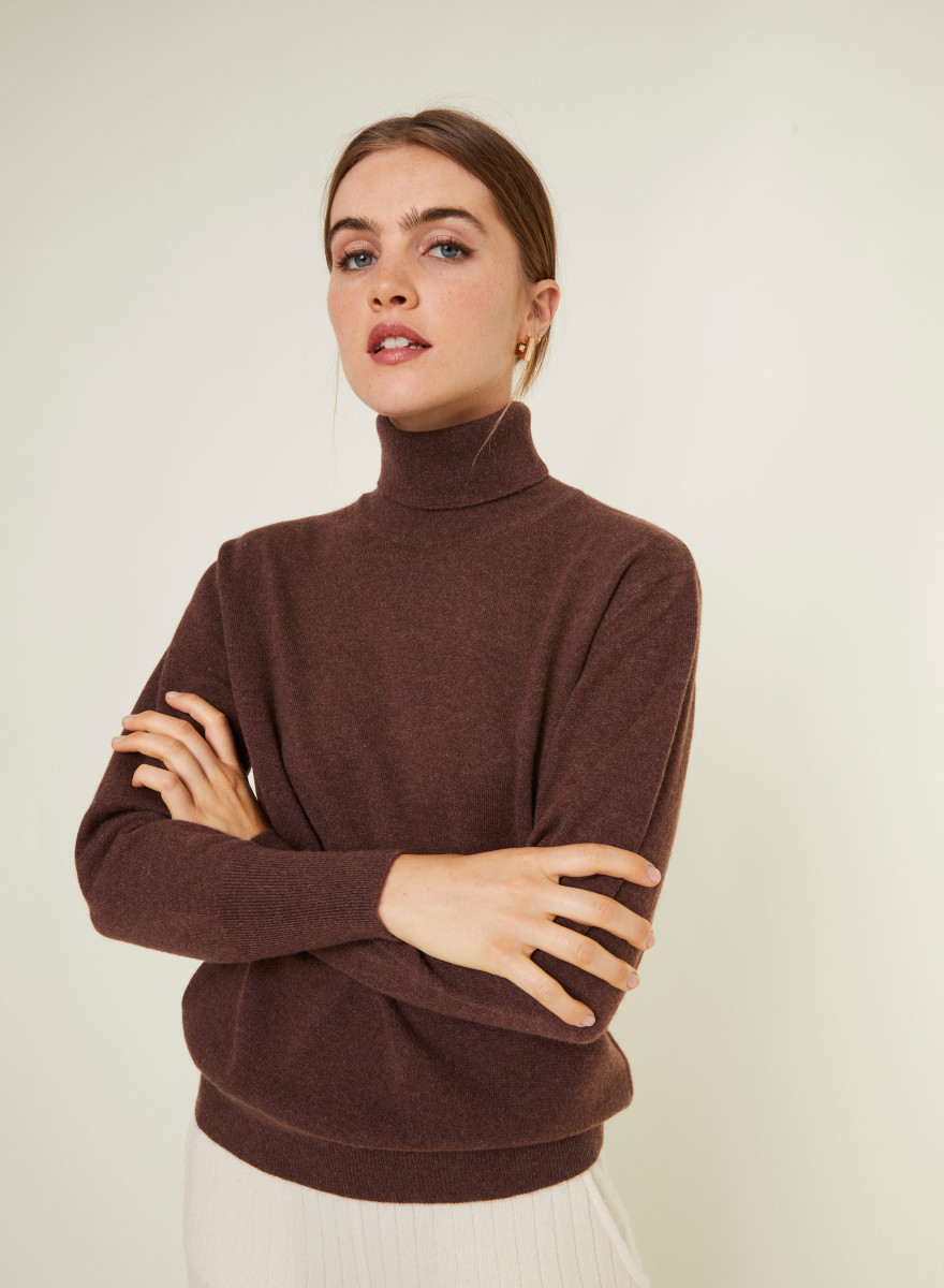Cashmere turtleneck sweater - Anabelle