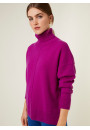 Turtleneck sweater with cashmere slits - Adena