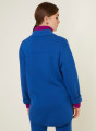 Button-down jacket with merino wool pockets - Giselle