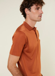 Polo shirt made of Fil lumière Vadim