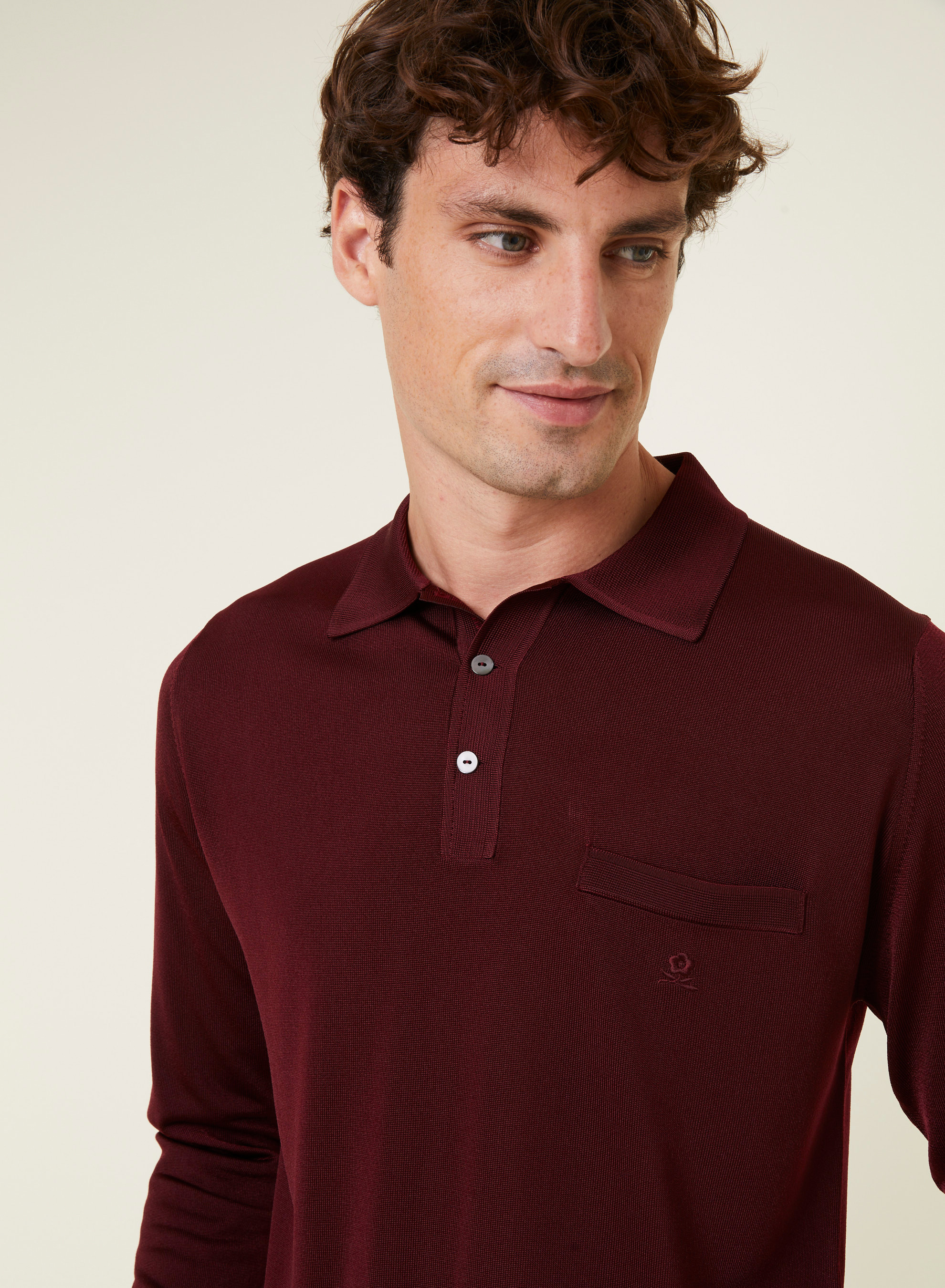 Long sleeves shirt made of fil lumière Boris