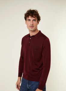  	Polo manches longues homme en Fil Lumière Boris 4989 concierge - 51 Bordeaux
