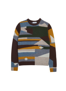 Pull col rond en cachemire superbowl - Florian 7978 brun - 47 Marron foncé