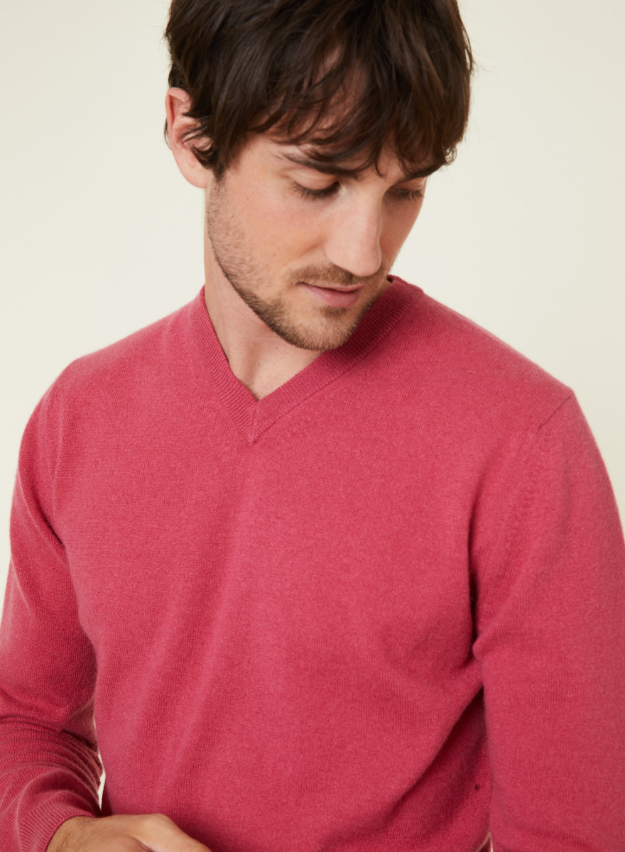 Cashmere V-neck sweater - Evann