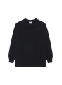 Loose sweater with V-neck slits in cashmere - Alienor