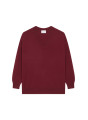 Loose sweater with V-neck slits in cashmere - Alienor