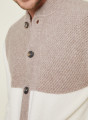4-ply cashmere buttoned jacket with pockets - Farell