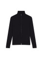 Zipped vest with logo in merino wool - Estian