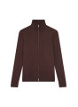 Zipped vest with logo in merino wool - Estian