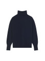 Pull col roulé en cachemire - Anabelle 7841 saphir - 06 Bleu moyen