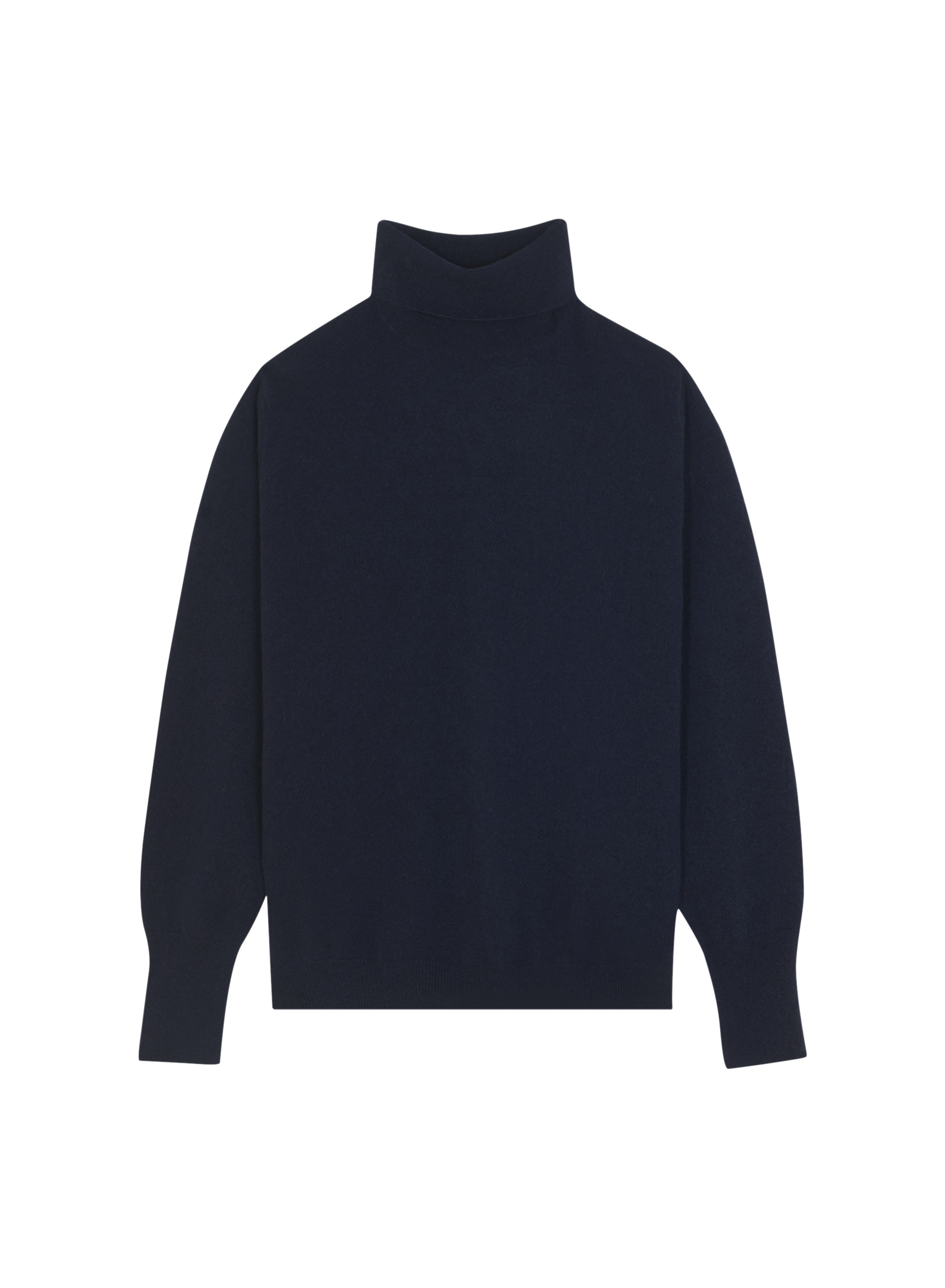 Pull col roulé en cachemire - Anabelle 7841 saphir - 06 Bleu moyen
