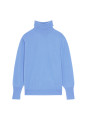 Pull col roulé en cachemire - Anabelle 7841 saphir - 06 Bleu moyen
